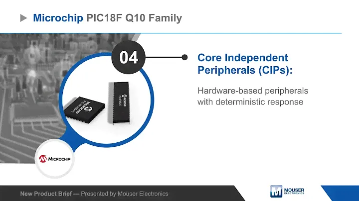 Microchip Technology PIC18FxQ10 High-Performance MCUs — New Product Brief | Mouser Electronics