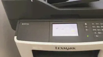 Como trocar Tonner da impressora lexmark mx511de